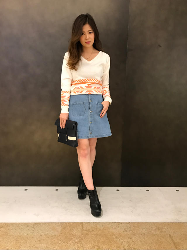 オルテガ柄ニット☺︎