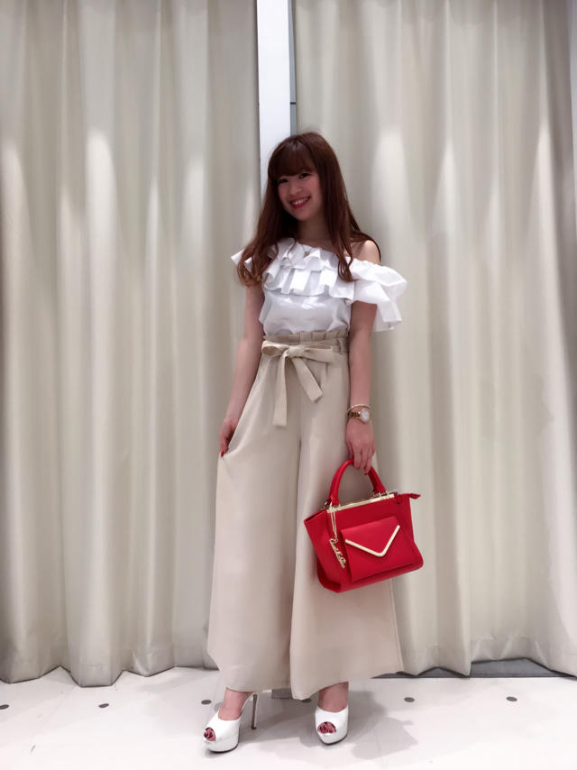 新作♡リボンベルト付きワイドパンツ♡my sister...♡まみたす
