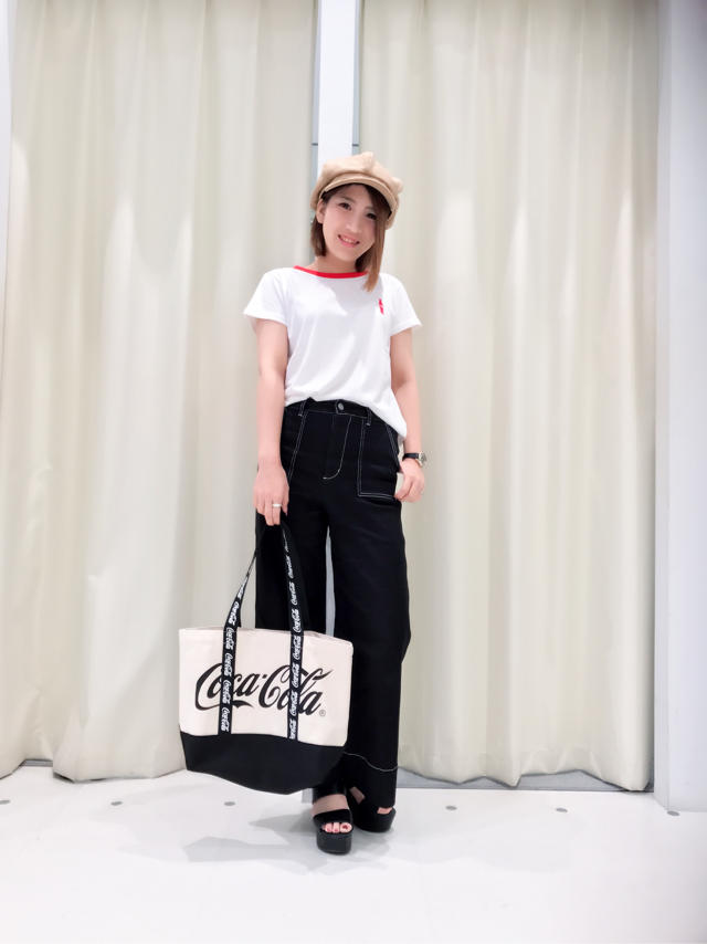 店長の店頭code♡コーラコラボTシャツ♡off shot♡まみたす