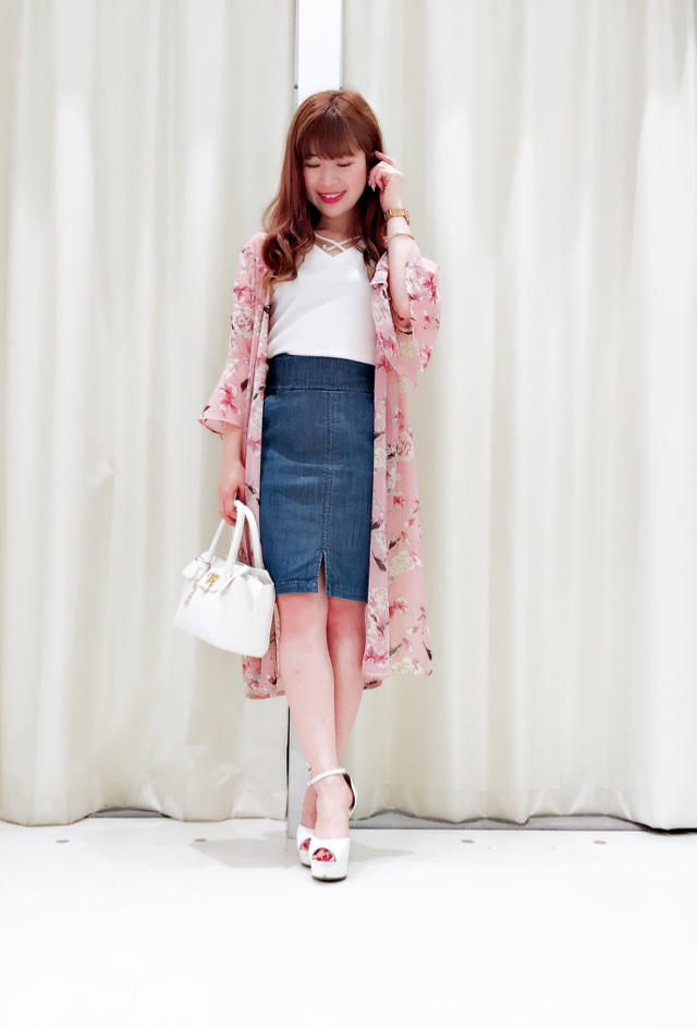 ✩SALE開催中✩大人気！花柄ロングトッパー♡まみたす