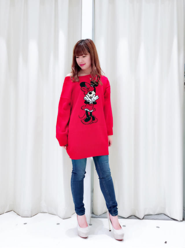 本日より発売!!Disneyコラボ♡ニットチュニック♡off shotも♡まみたす