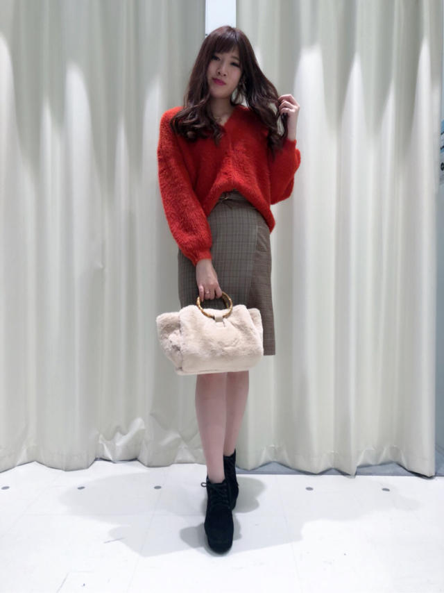トレンドのBIGシルエット♡フェザーヤーンBIGカーデ♡まみたす