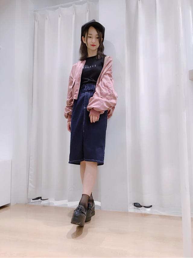 リバーシブルで使える♡シャーリングMA-1♡♡