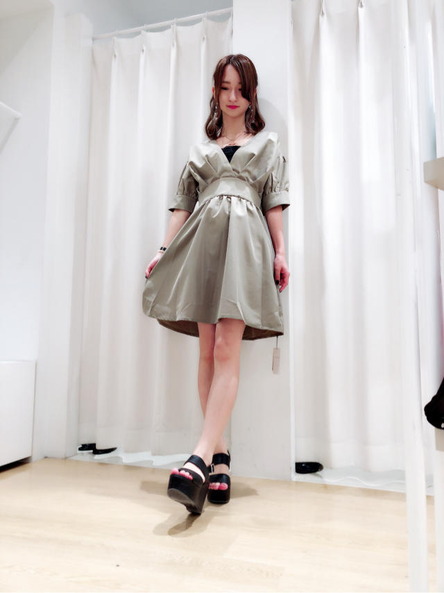 ルミネバーゲン四日目♡新作 カシュクールワンピース♡
