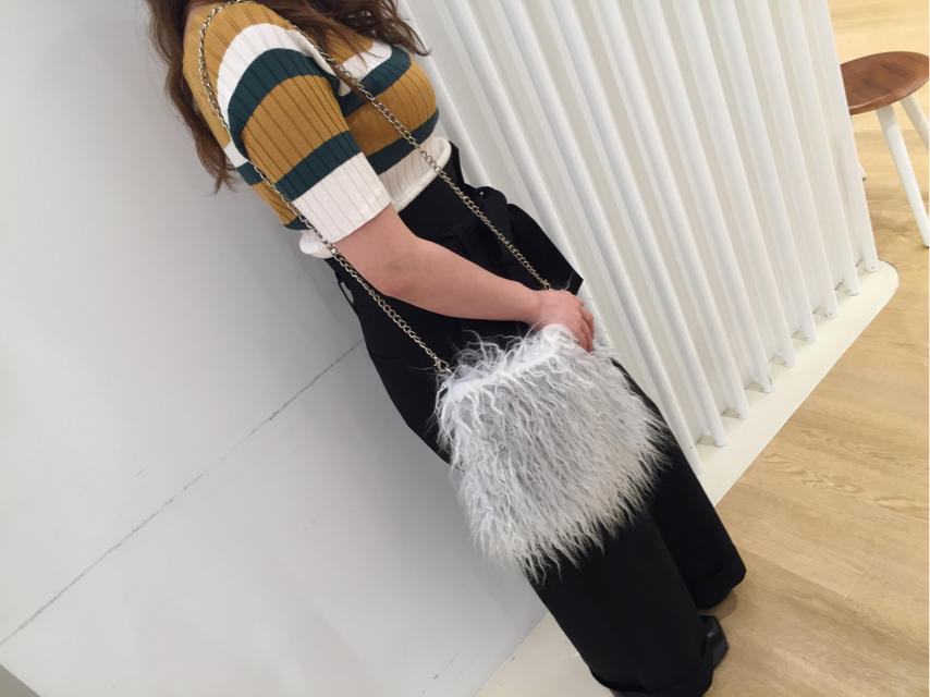 ファーショルダー♡