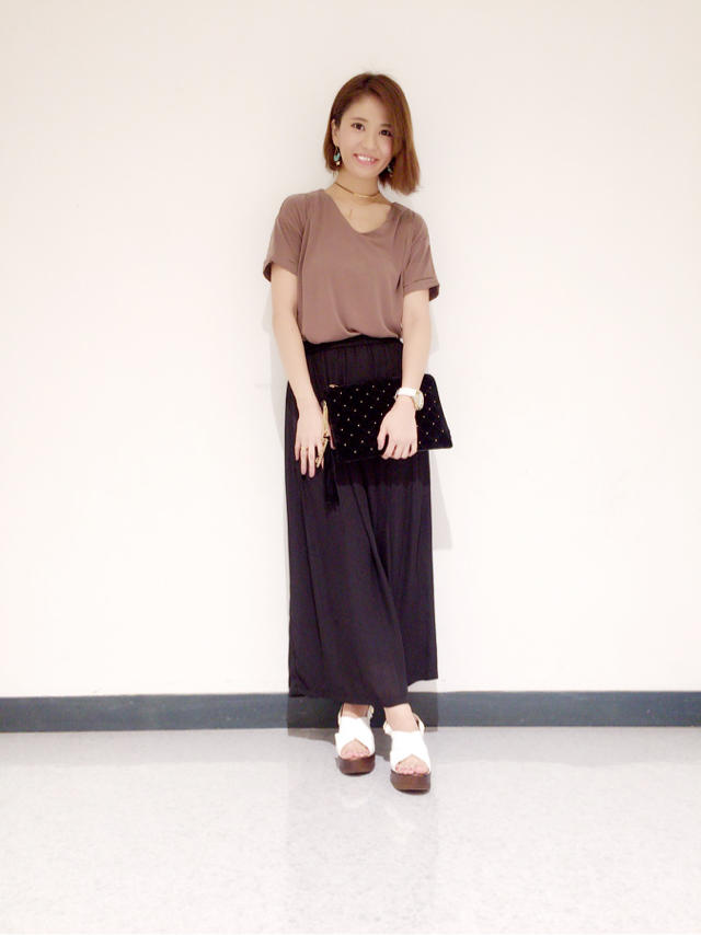 ピーチモダールタックTシャツcode♡/スンドゥブ♡