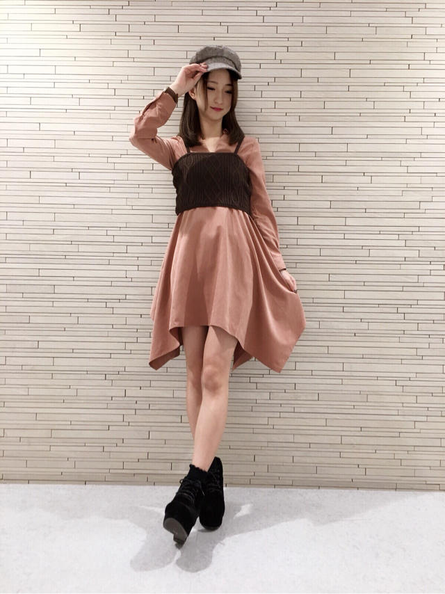 ♡新作 ニットビスチェ＆シャツワンピース♡