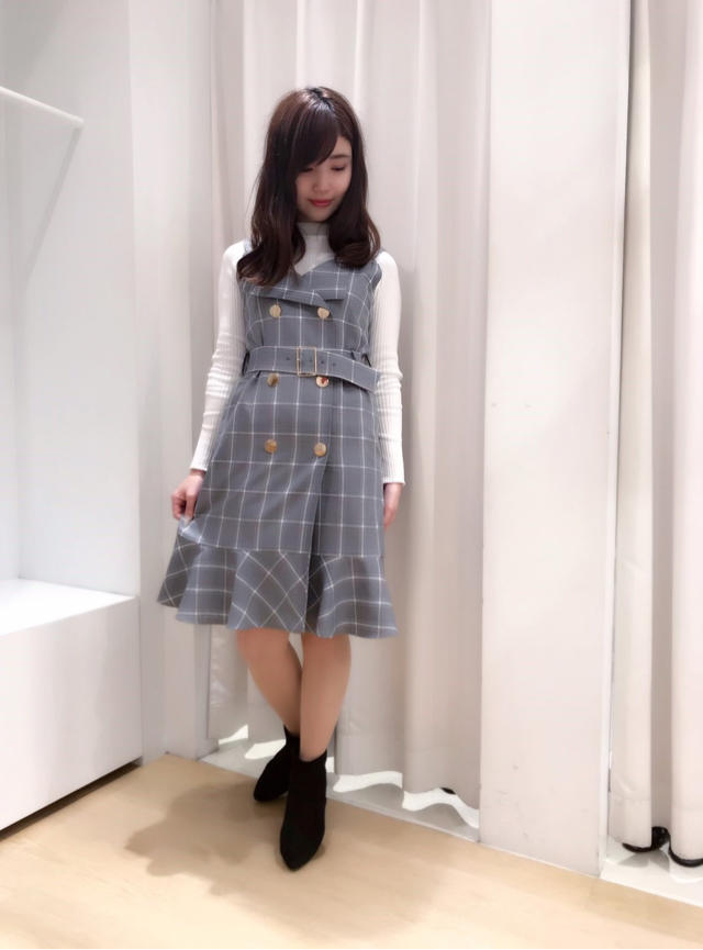 大人気♡チェック柄マーメイドジャンスカ♡