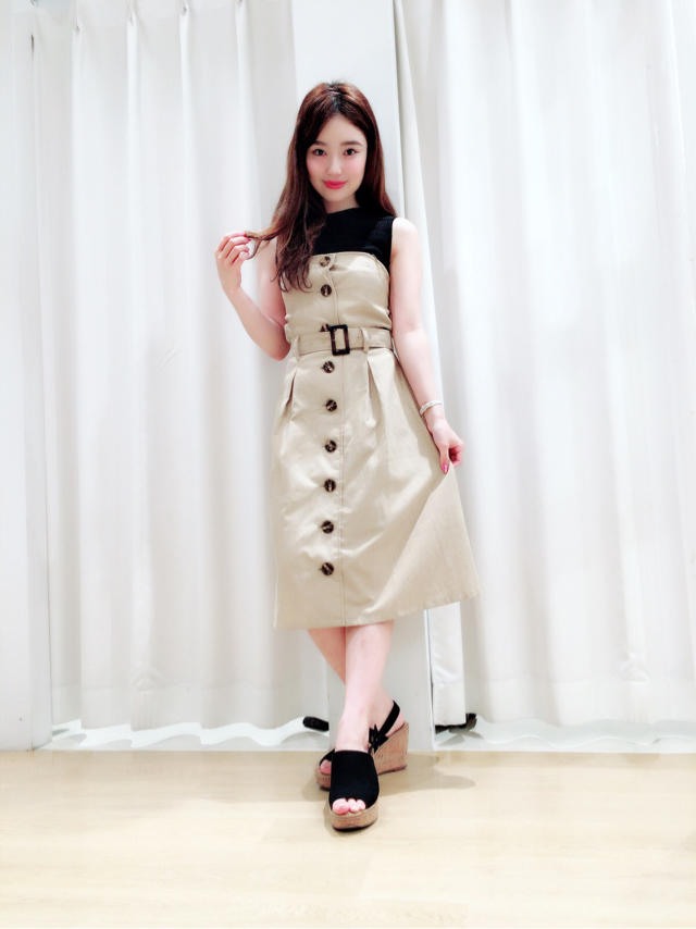 大人気商品再入荷！♡トレンチワンピース＆インナーセット♡