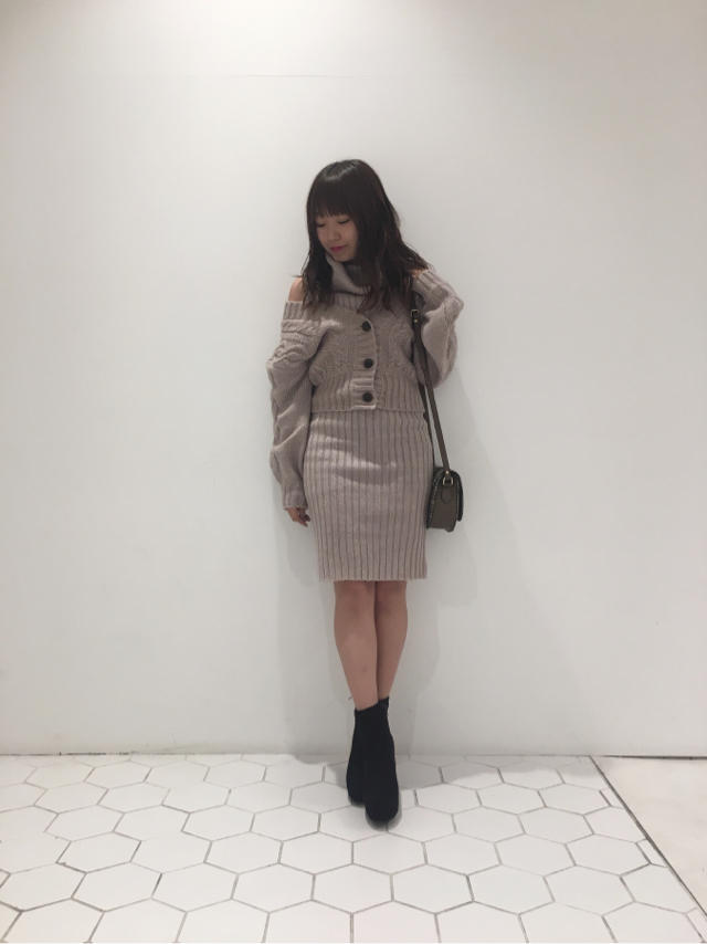 ♪新作ボレロ付きニットワンピース