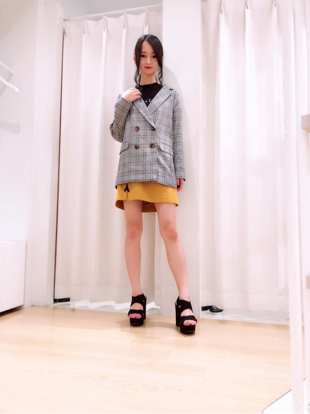 ♡秋に大活躍のアイテム チェックジャケット♡