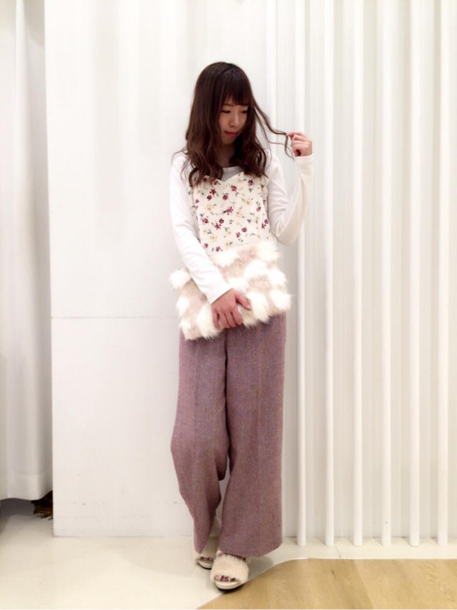 花柄ビスチェ付きsetアイテム