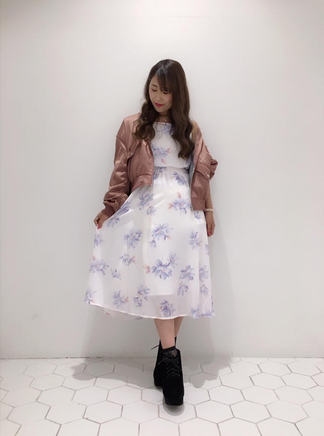 sweet10月号掲載♡フラワーノースリーブワンピース♡♡
