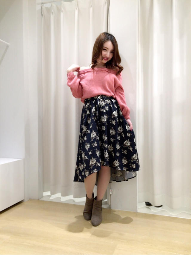 ふわふわ♡あったかモールニットのデートコーデ✩°̥࿐୨୧