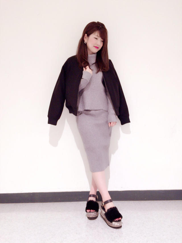 今すぐ着れるキルティングブルゾン♡