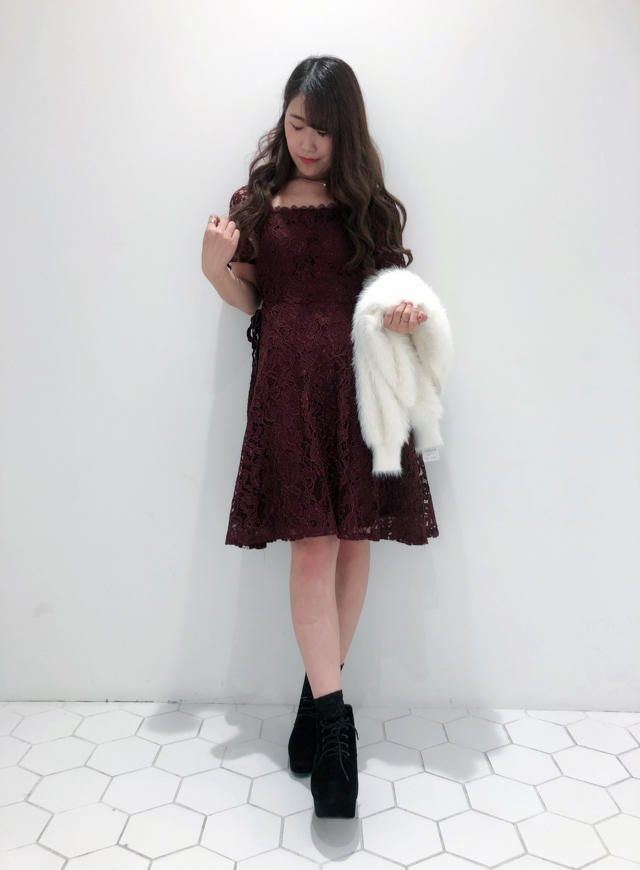 デートにも♡王道♪レースワンピ