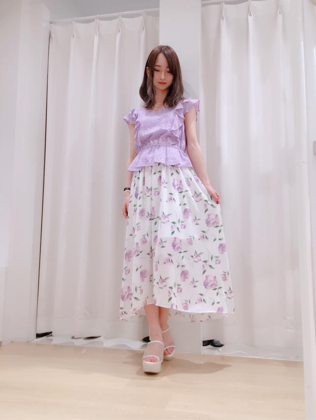 レースフリルペプラムトップス♡♡