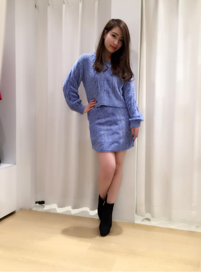 再登場！！モコモコモールニットアップ