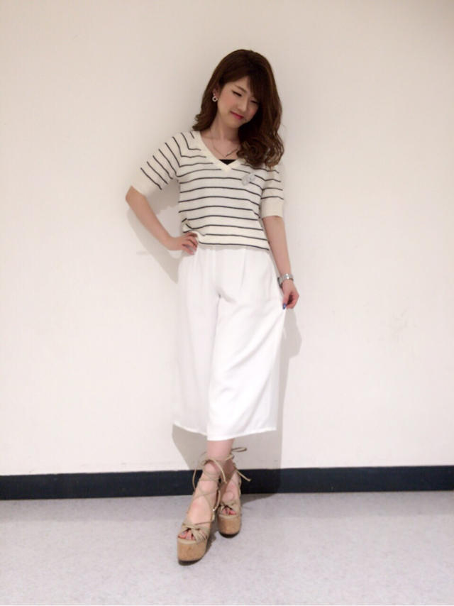 コルクウェッジレースアップサンダル(´,,•ω•,,)♡