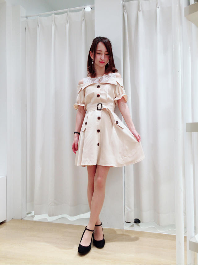 ♡再入荷 トレンチ風ワンピース♡