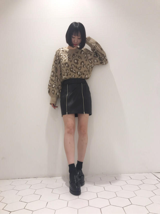 2WAYで使える♡ダブルZIPレザースカート♡