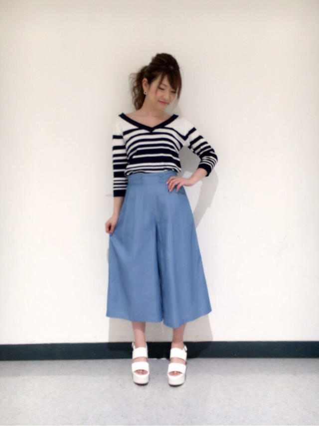 ダブルボタンワイドパンツ(﹡ˆ﹀ˆ﹡)♡(﹡ˆ﹀ˆ﹡)♡