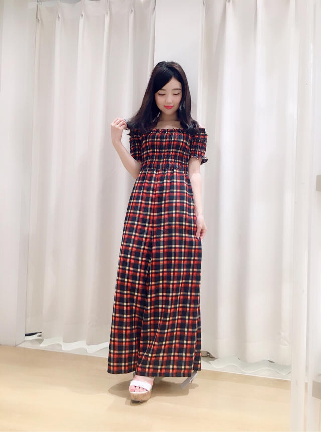 新作♡チェック柄オールインワン♡