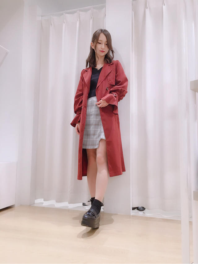 袖が可愛い♡キャンディスリーブトレンチコート♡♡