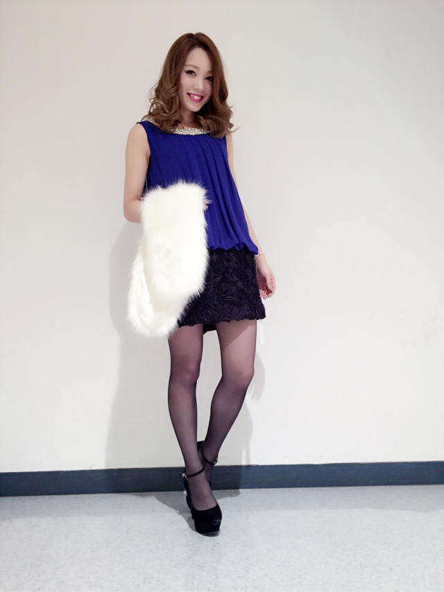 クリスマスpartyにドレスアップ♡