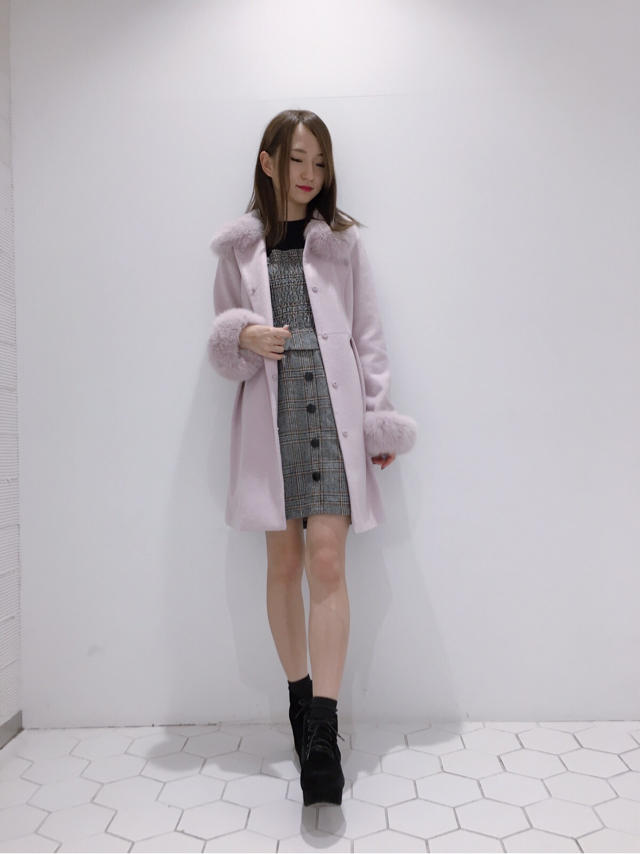 新作♡タック入りフレアウールコート♡
