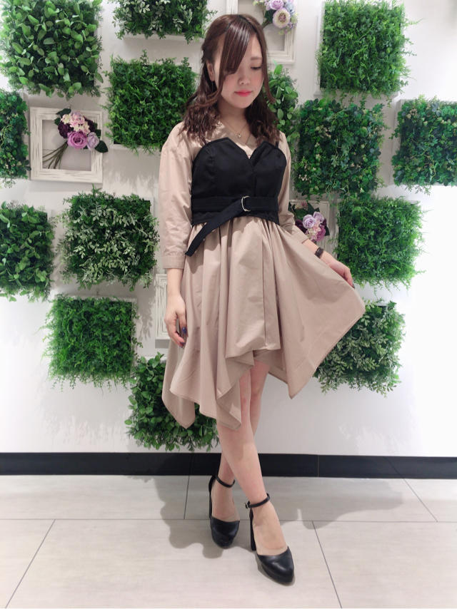 ビスチェ付きワンピース♡