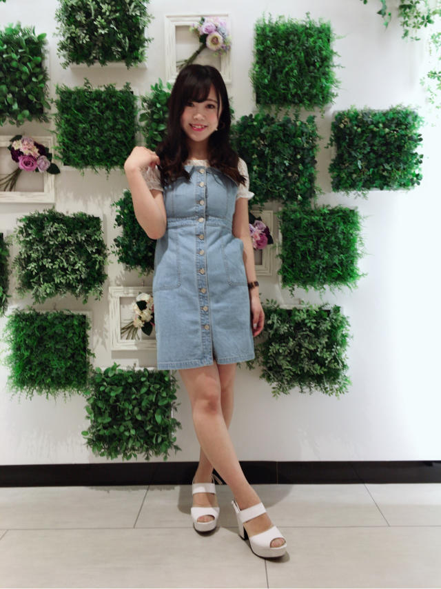 再入荷♡デニムOP