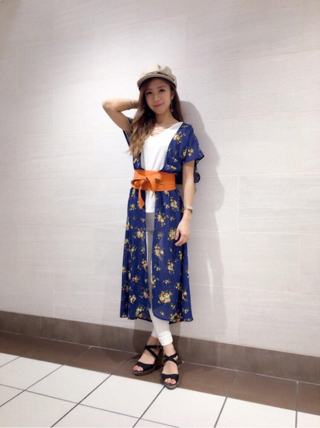 まなみんチーフが着る花柄ガウンcode♡ふゆか