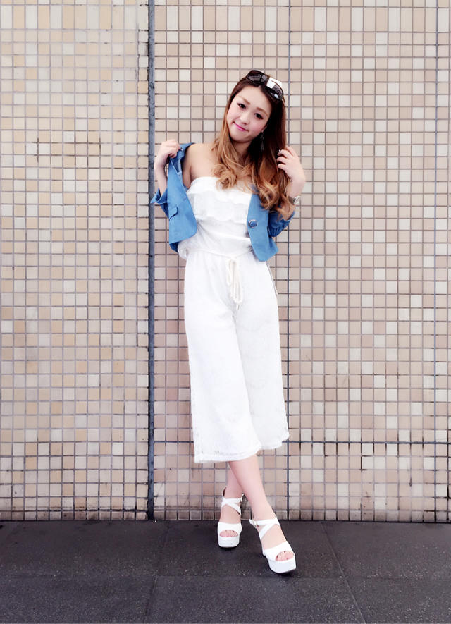 フリル×レースベアコンビネゾン♡♡New arrival