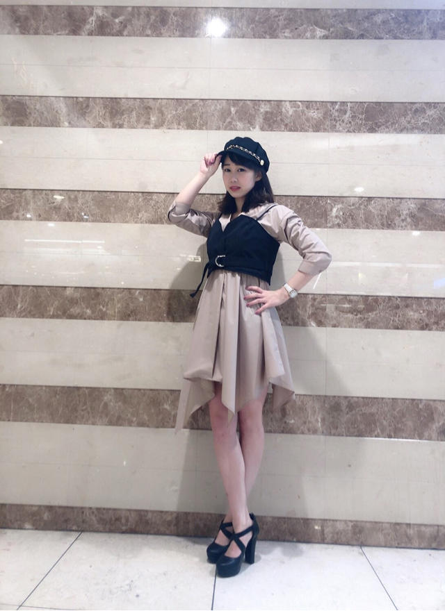 女性らしくかわいい❤️ビスチェ付きワンピース❤️ふうか