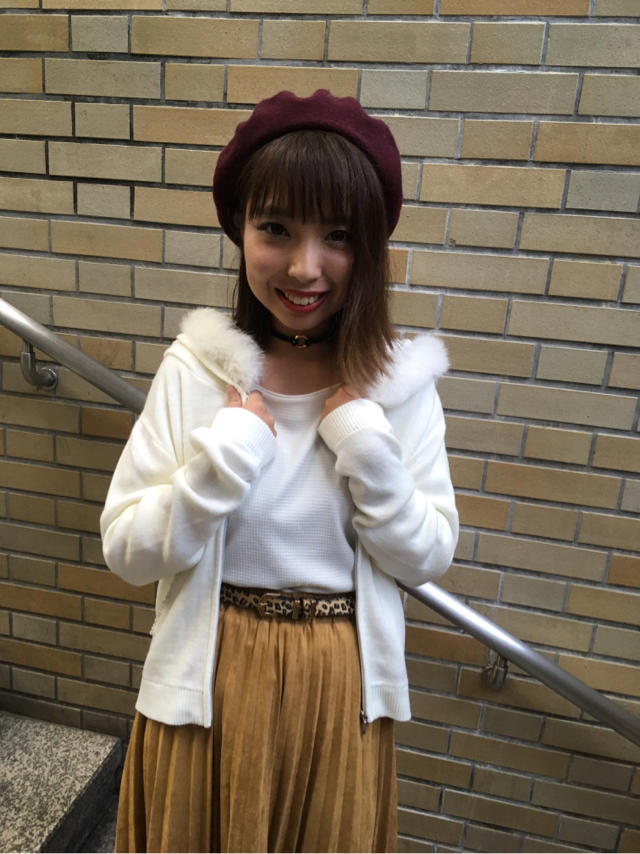 大人気ファー付きパーカー♡おしらせ♡みか