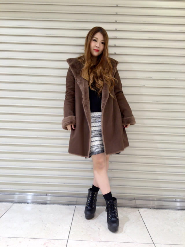 ポルタ店で大人気のムートンコート再入荷のお知らせ(^_-)-☆まーちゃん