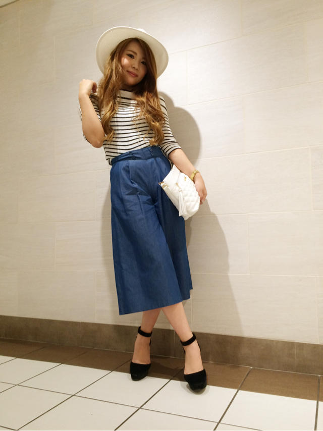大人気ワイドパンツ着回しコーデ☆  #オフショット  ✎ まーちゃん