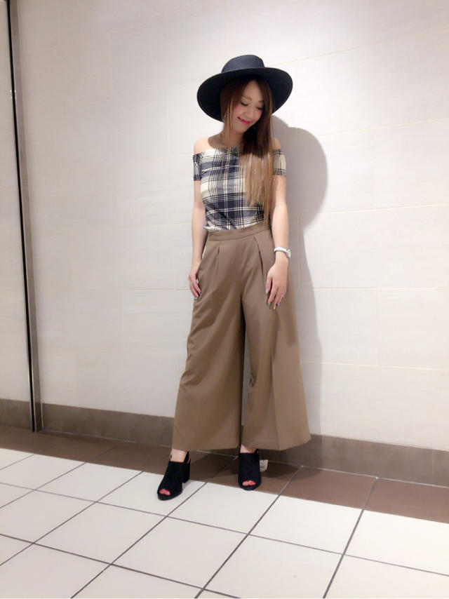 New arrival☆サイドスリットワイドパンツ♡♡ありちゃ