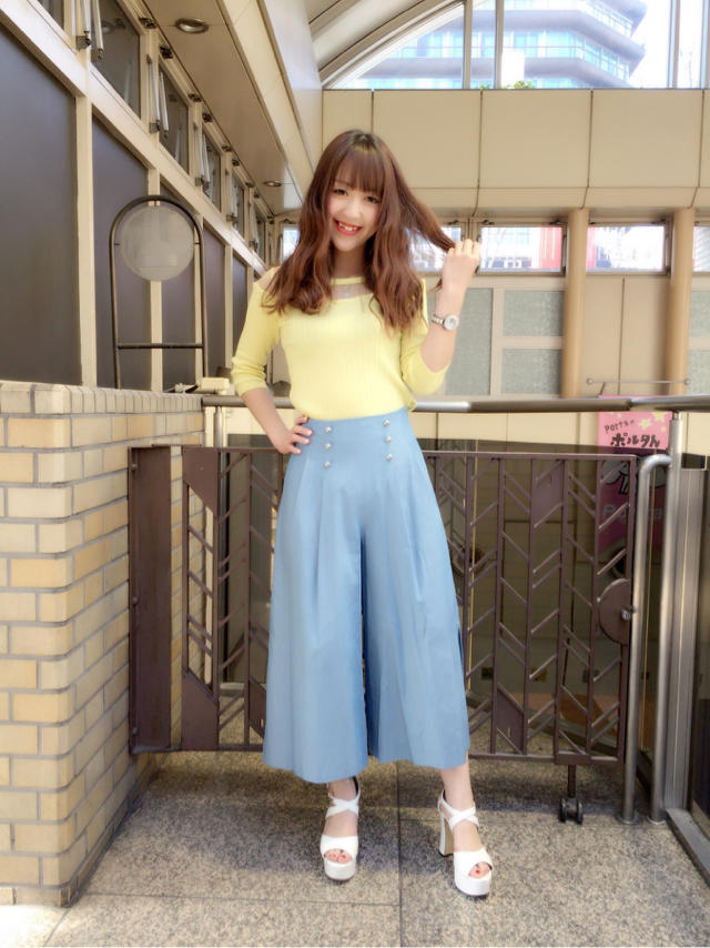 大人気ガウチョパンツ着回し☆新作トップス♡♡ありちゃ