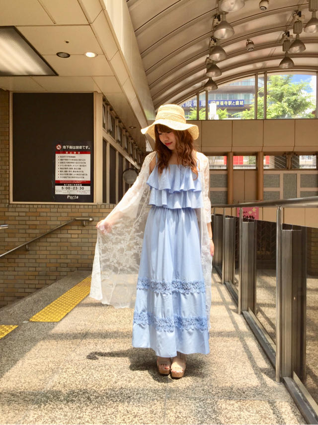 テーマは沖縄❤️coordinateバトル❤️準優勝 さくらが提案する沖縄満喫リゾートコーデ❤️