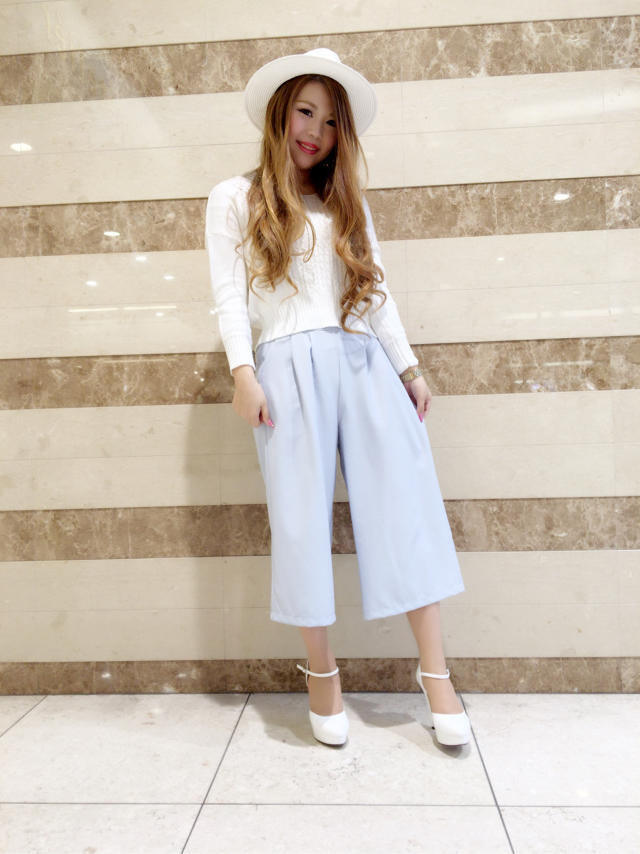 ケーブルニット×ワイドパンツSETがなんとお求めやすい5000+tax♡まーちゃん