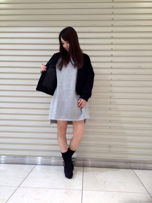 裏キルティングブルゾン！！スタッフNew hair color♡♡ありちゃ
