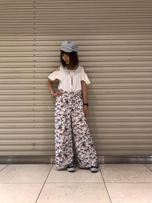 新作ワイドパンツ♡ちひろ