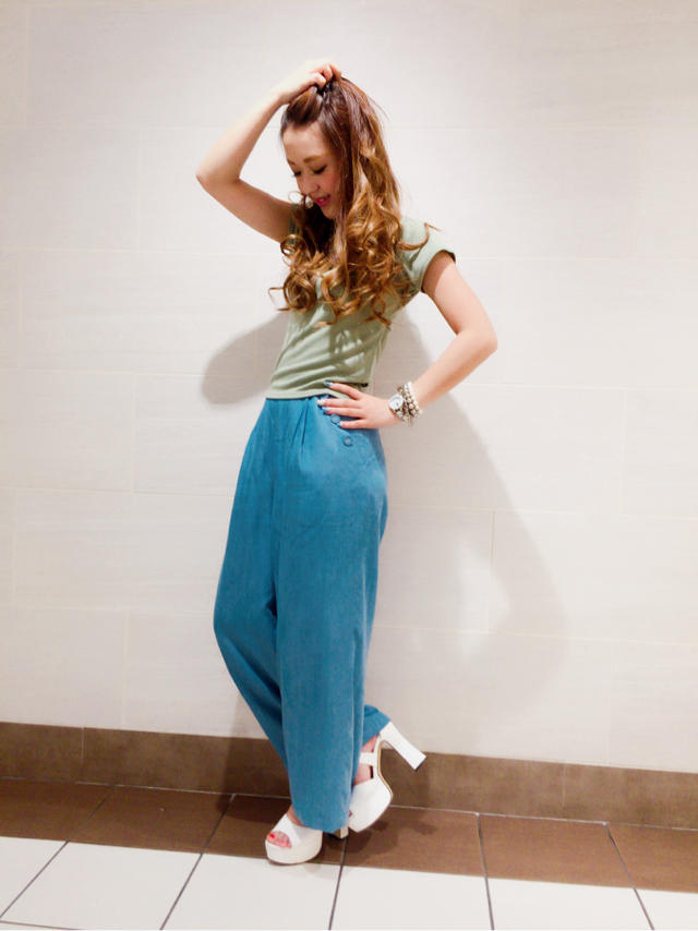 ワイドパンツ着回しCODE☆スタッフから大人気のNew arrival♡♡ありちゃ