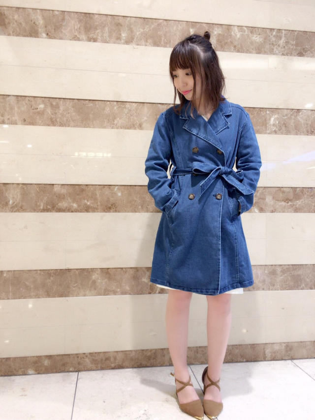 デニムトレンチ入荷♡ちひろ