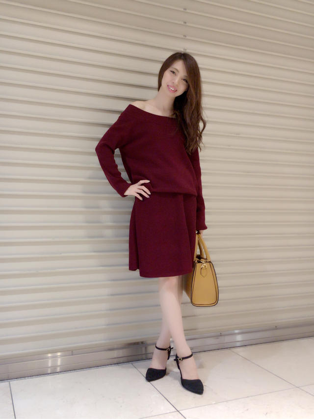 シンプルニットセットアップ♡よしみん