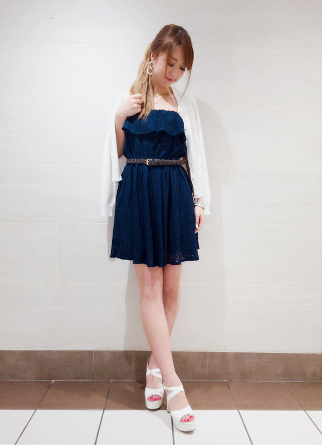新作入荷！！ベルト付きベアワンピース♡♡