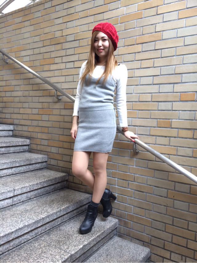 こはるチーフ着用  ３点付きセットアップ☆   #オフショット   ✎まーちゃん