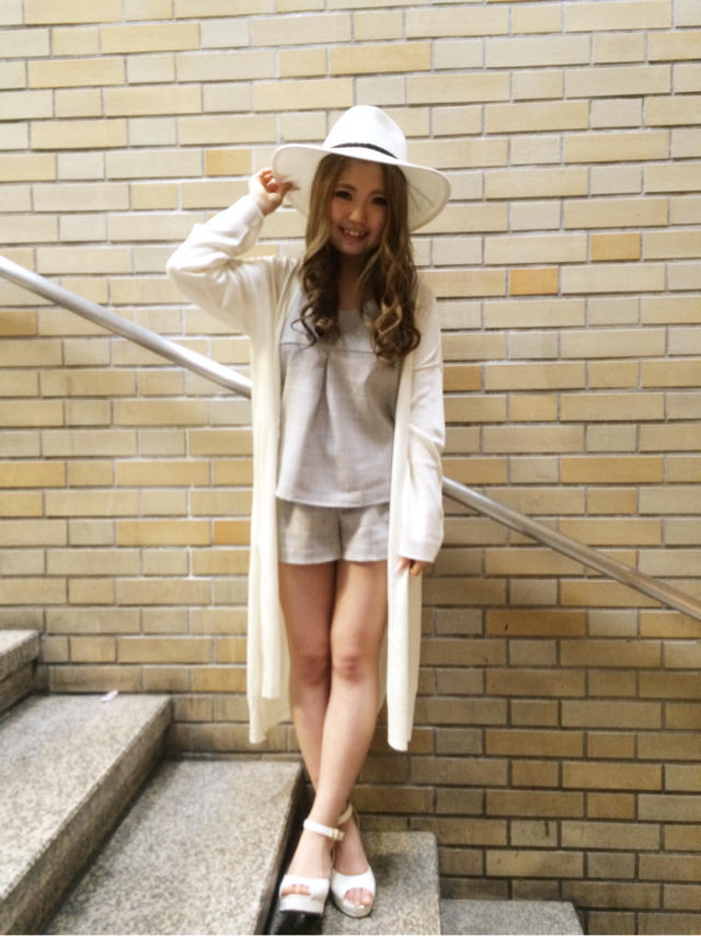 セットアップ×ロングカーディガン    #オフショット   ✎ まーちゃん